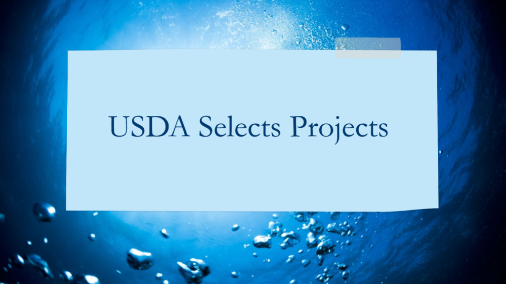 USDA Selects Projects